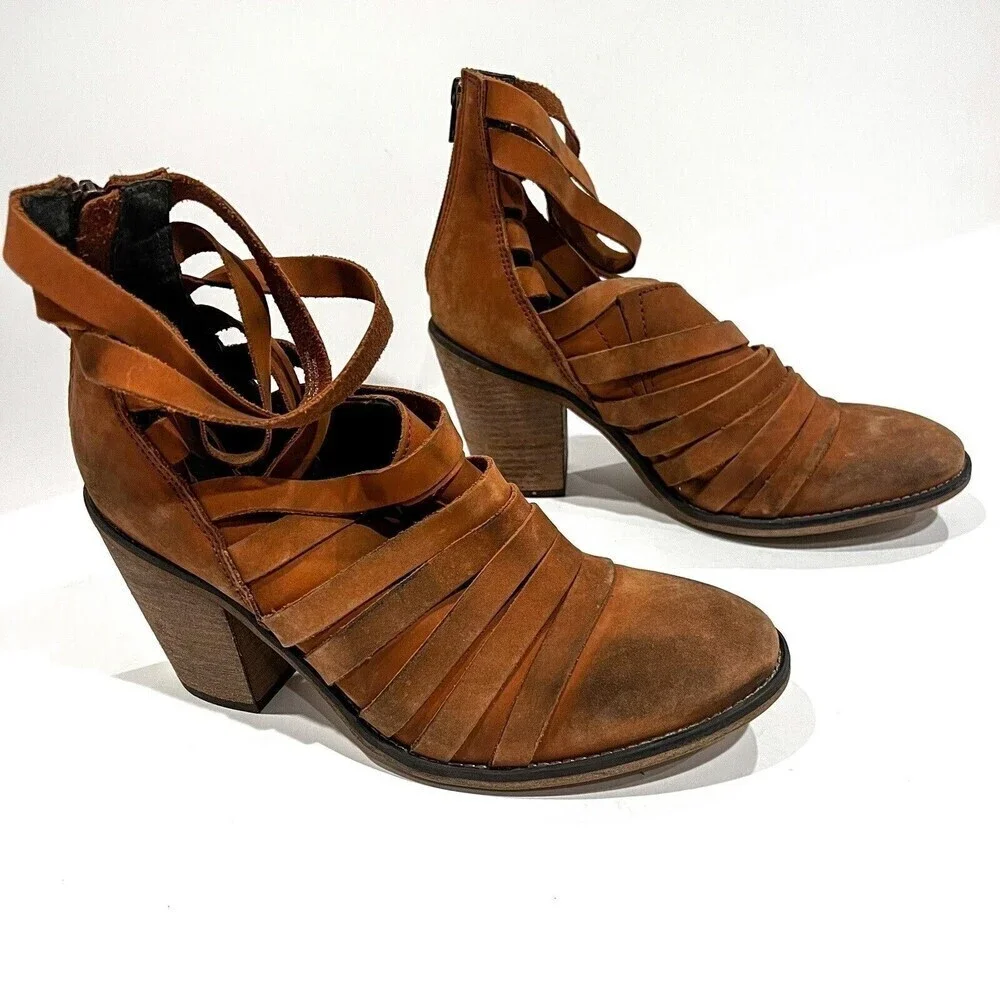 Free People Hybrid Strappy Boot (EU 40) cognac - Picture 5 of 12